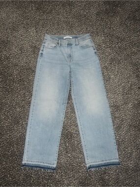Light Blue Women’s Straight-Leg Jeans